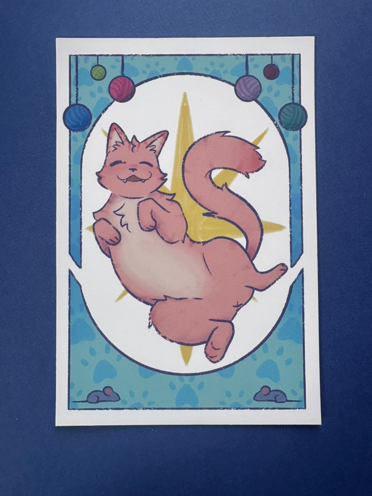 Cat - Art Print A5