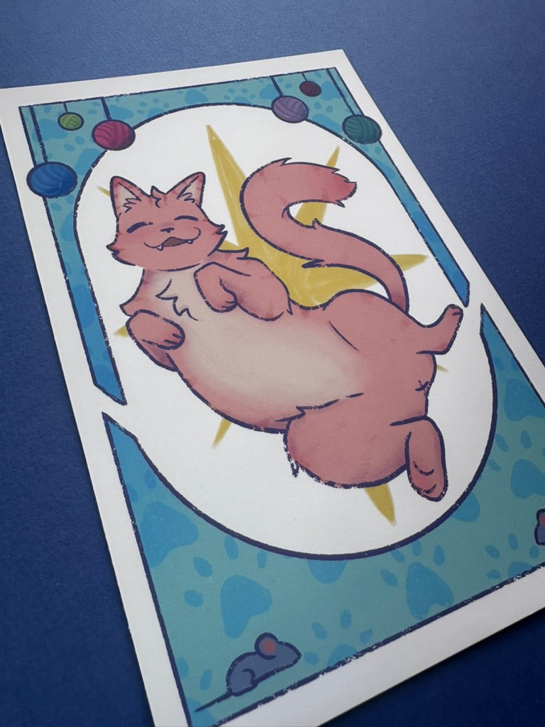 Cat - Art Print A5