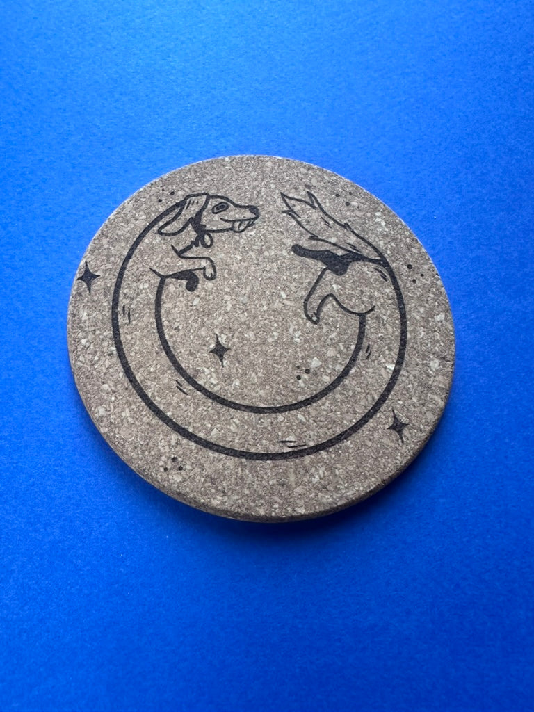 Cat and dog - Coaster