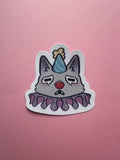 Clown cat - Sticker