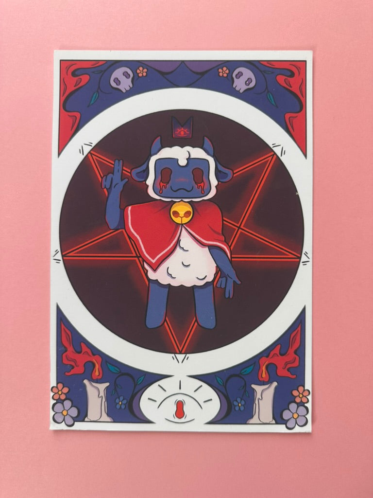 Cult of the lamb - Art Print A5