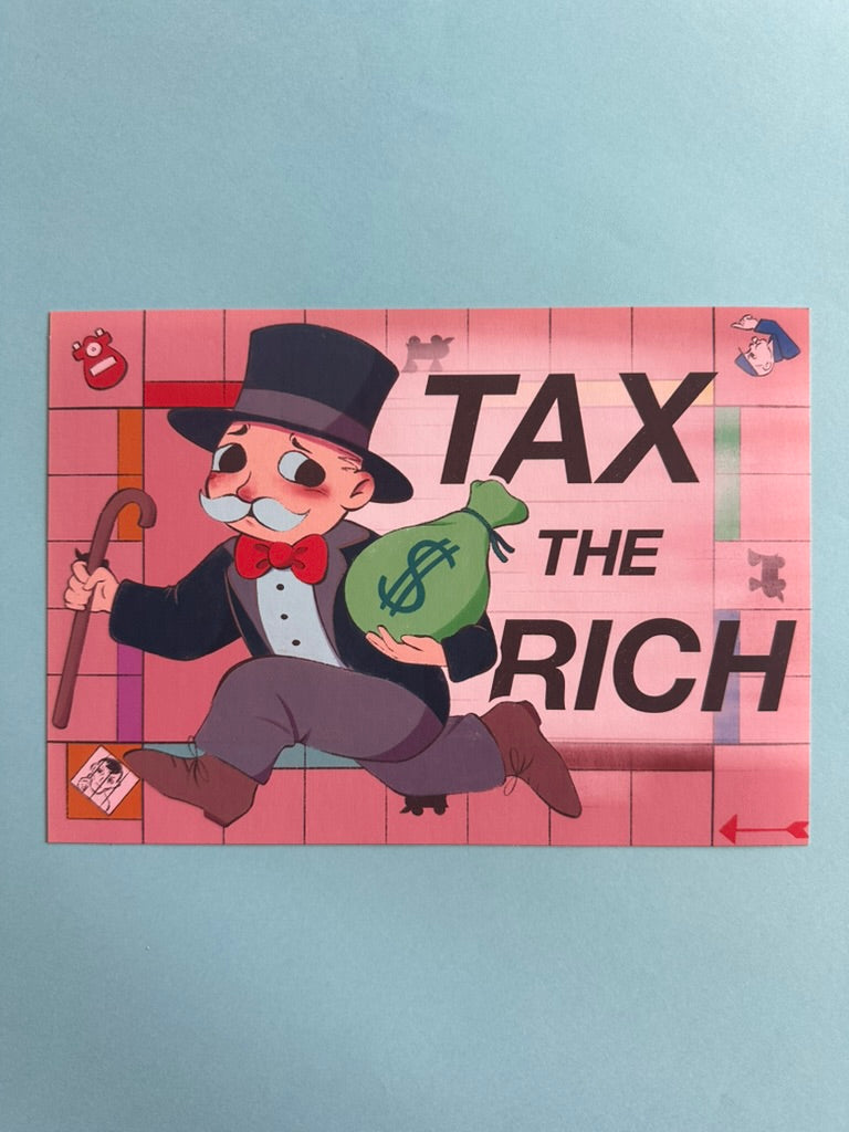 Tax the rich - Art Print A5