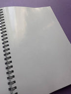 Chats - Carnet A5 fait main | Papier ligné ou papier autocollant réutilisable
