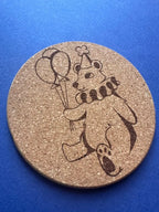 Bear Clown - Coaster