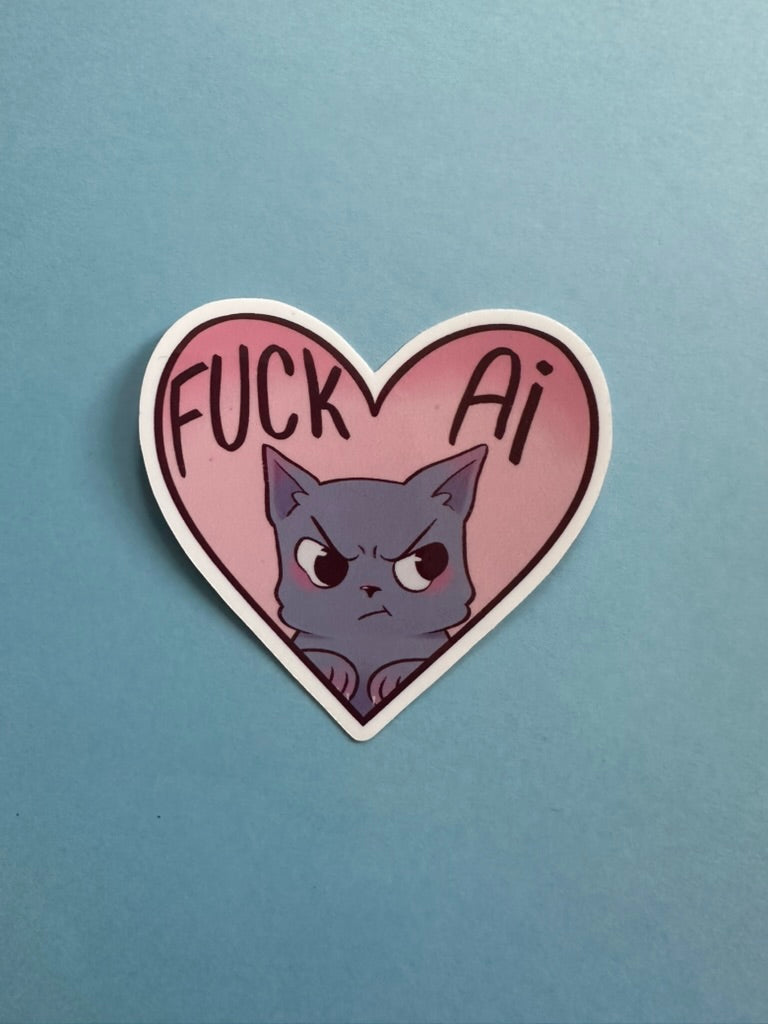 F*ck AI - Sticker
