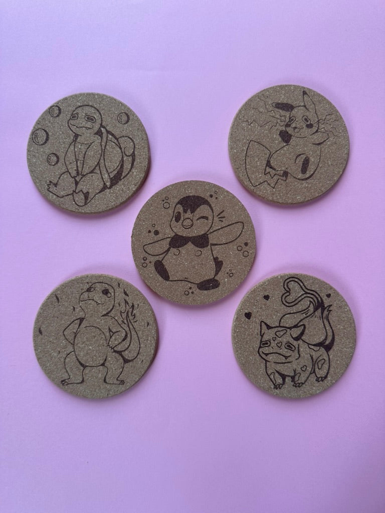 Starters Pokémon - Dessous de verre