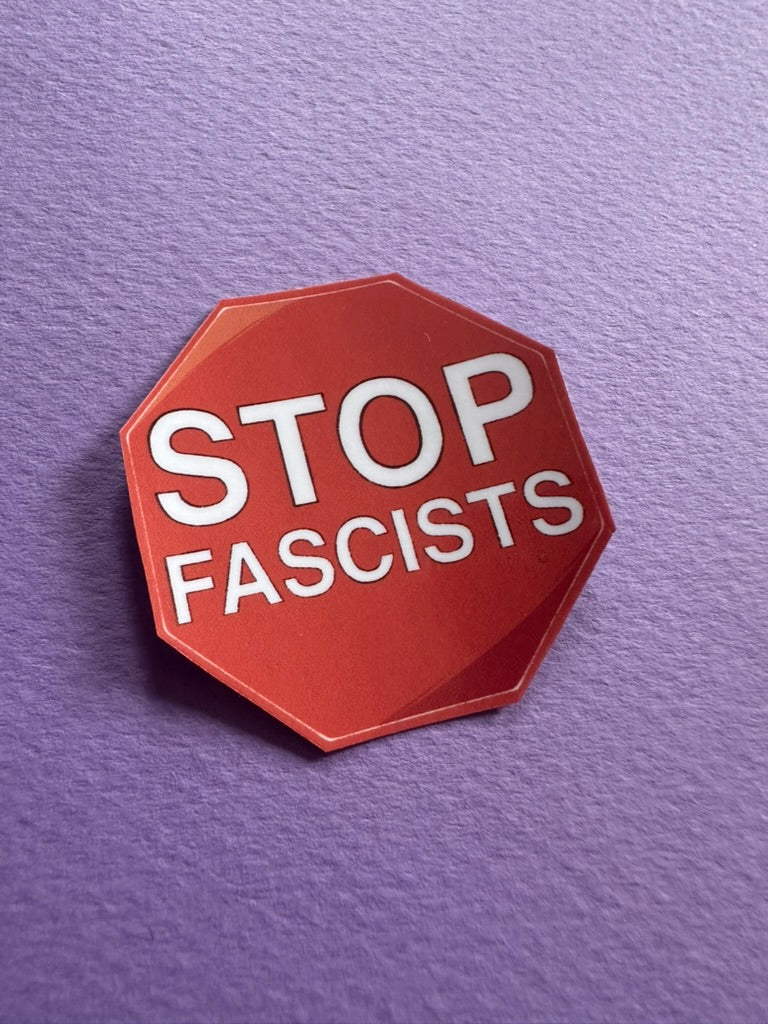 Stop fascists - Sticker