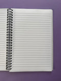 Chats - Carnet A5 fait main | Papier ligné ou papier autocollant réutilisable
