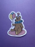 Clown Bear - Sticker