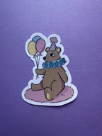 Clown Bear - Sticker