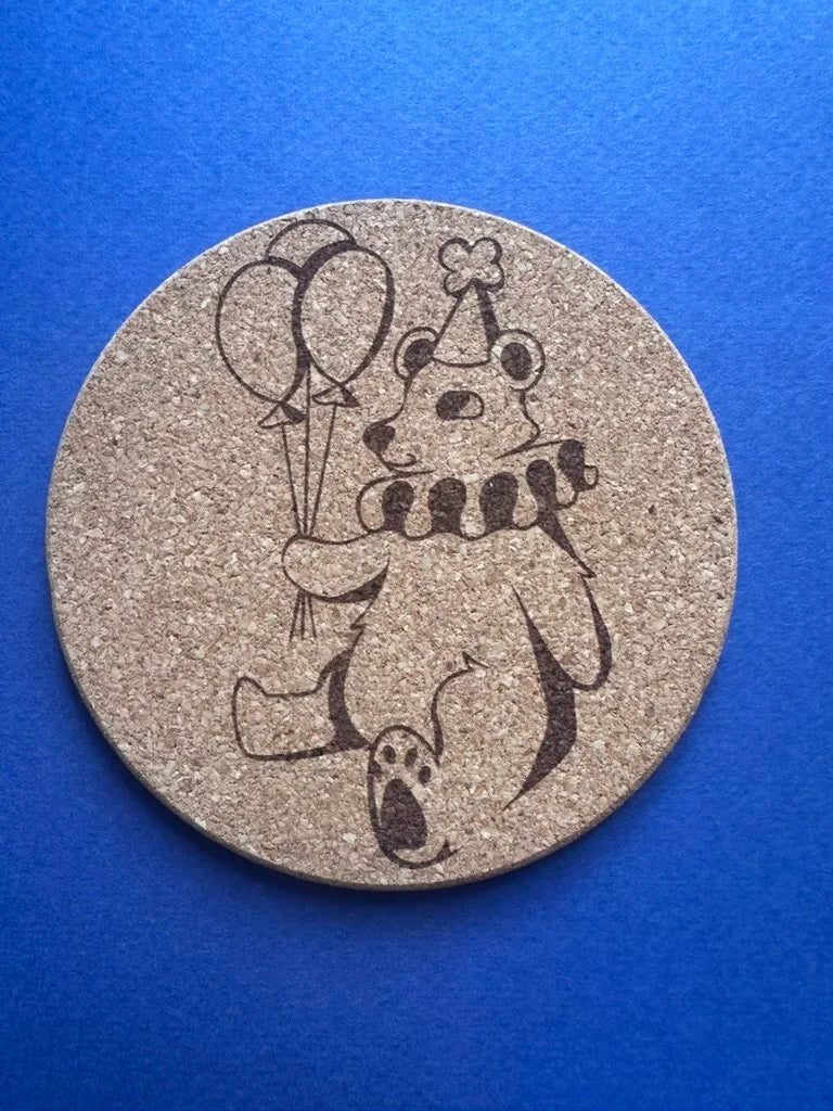 Bear Clown - Coaster