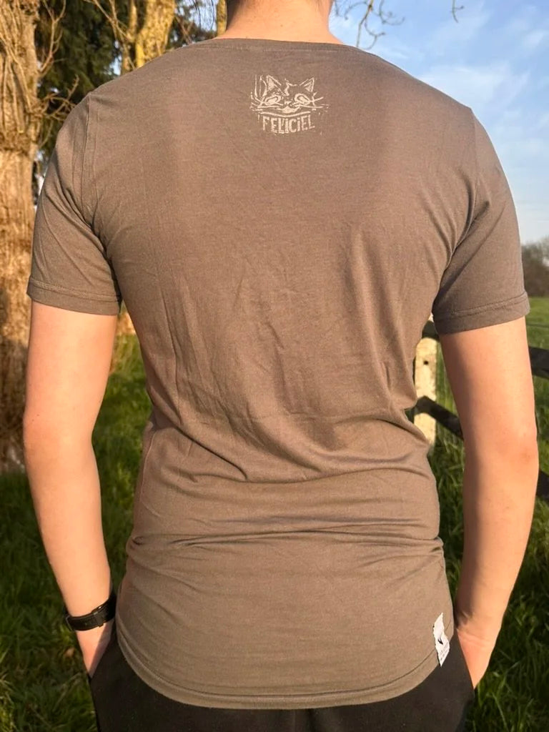 Witchy cauldron - S brown T-shirt