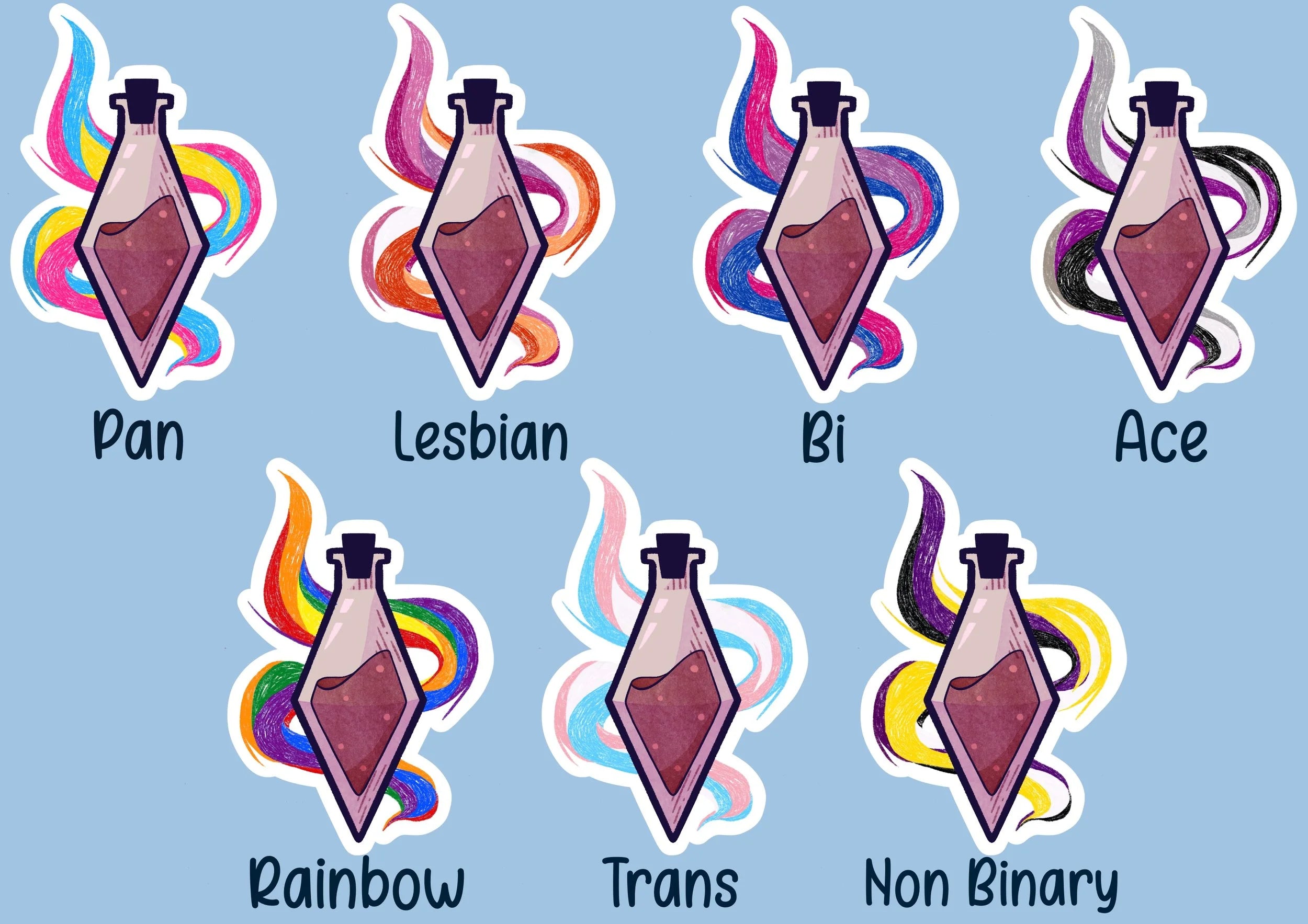 Potion LGBT - Autocollant