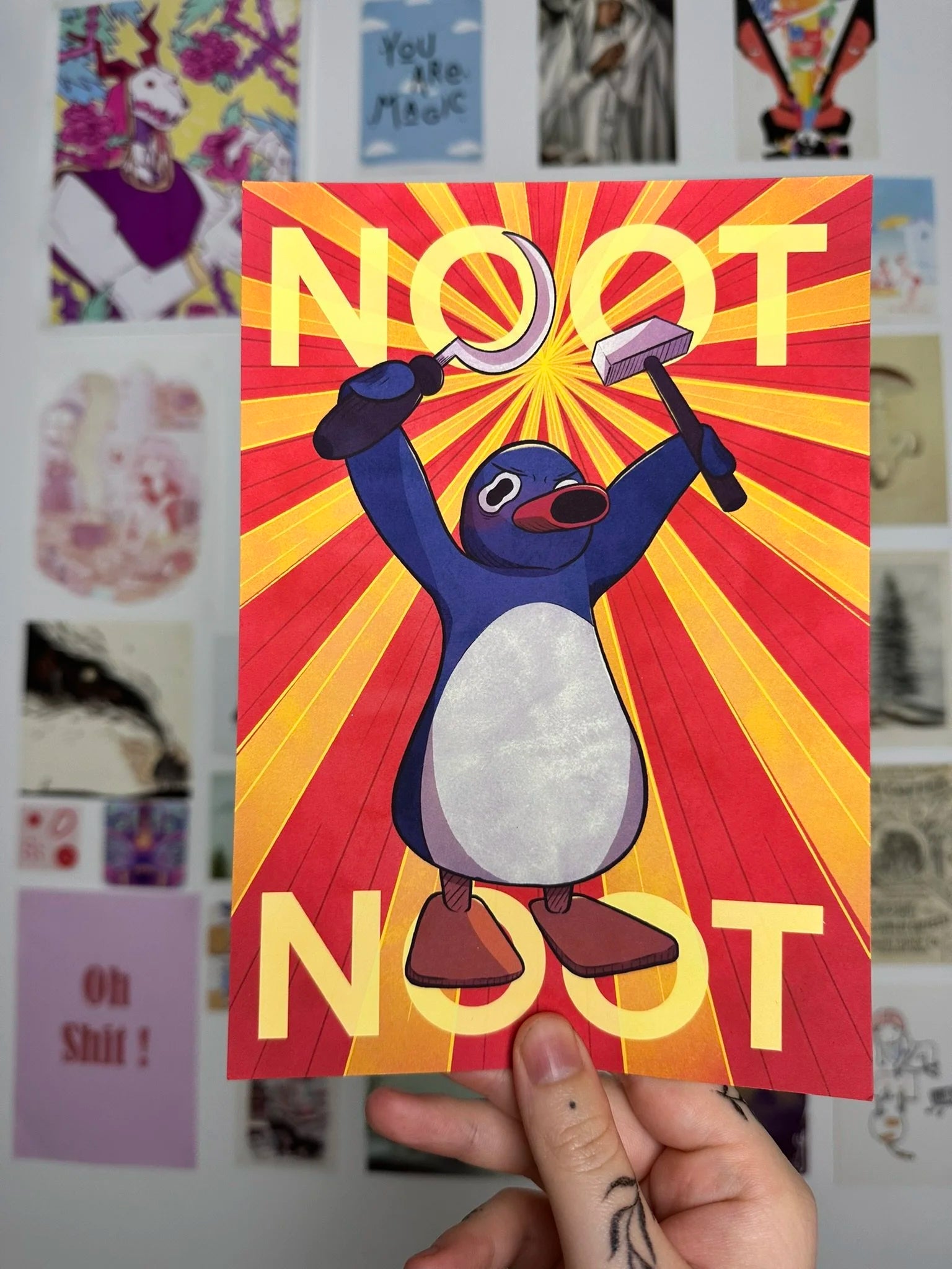 Pingu Noot Noot - Art Print