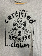 Certified Clown - S Gray T-shirt