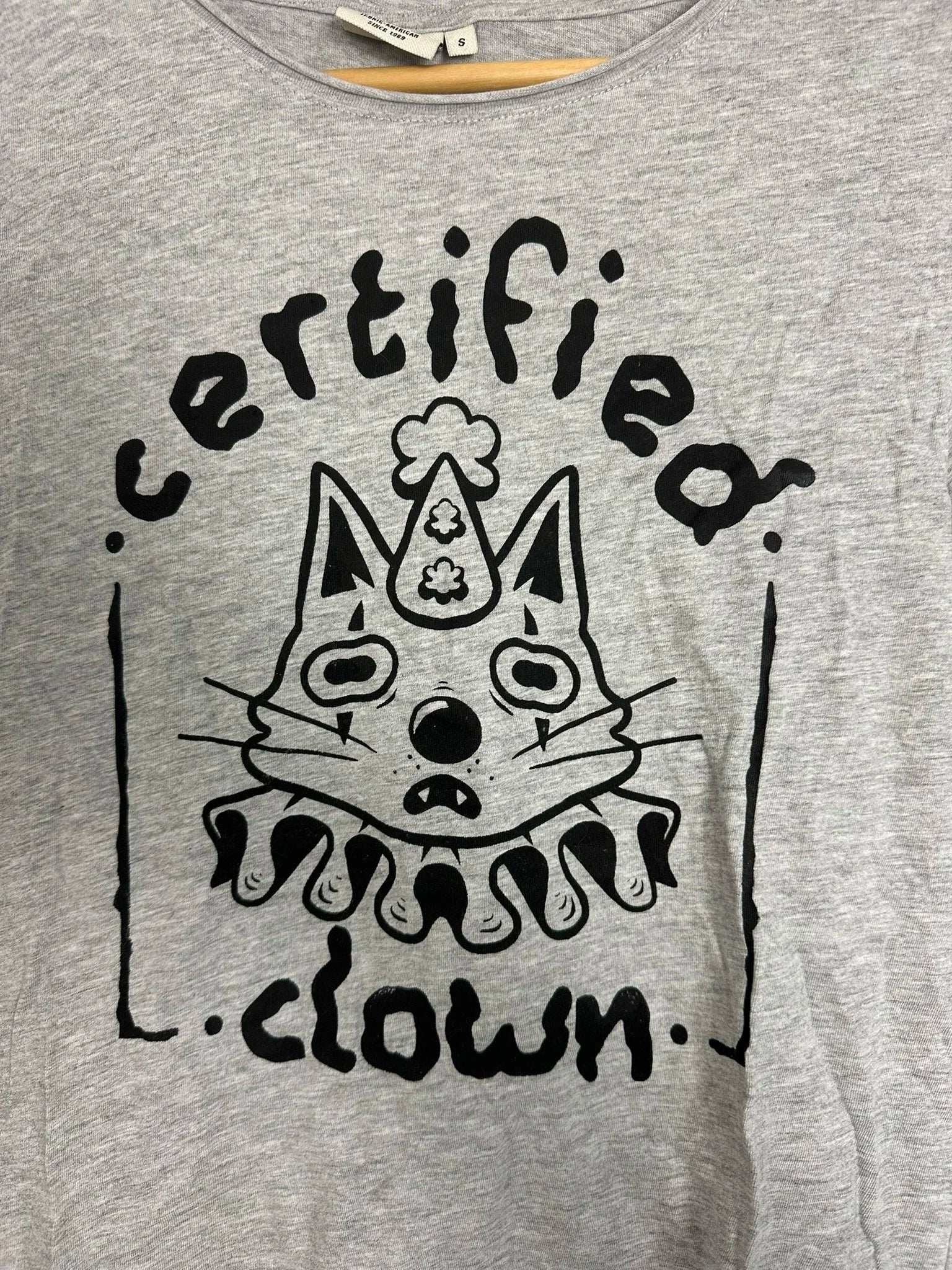 Certified Clown - S Gray T-shirt