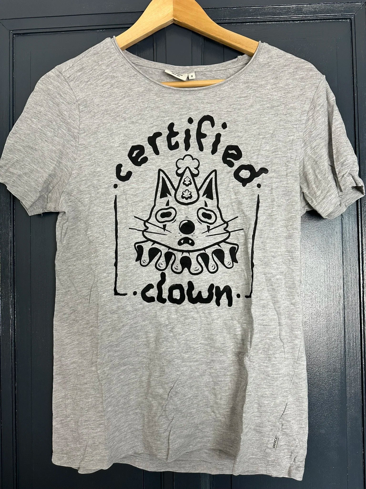 Certified Clown - S Gray T-shirt
