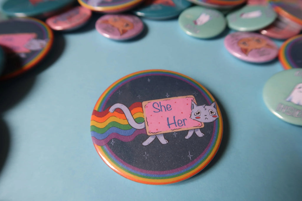 Pronoun - Large Badge