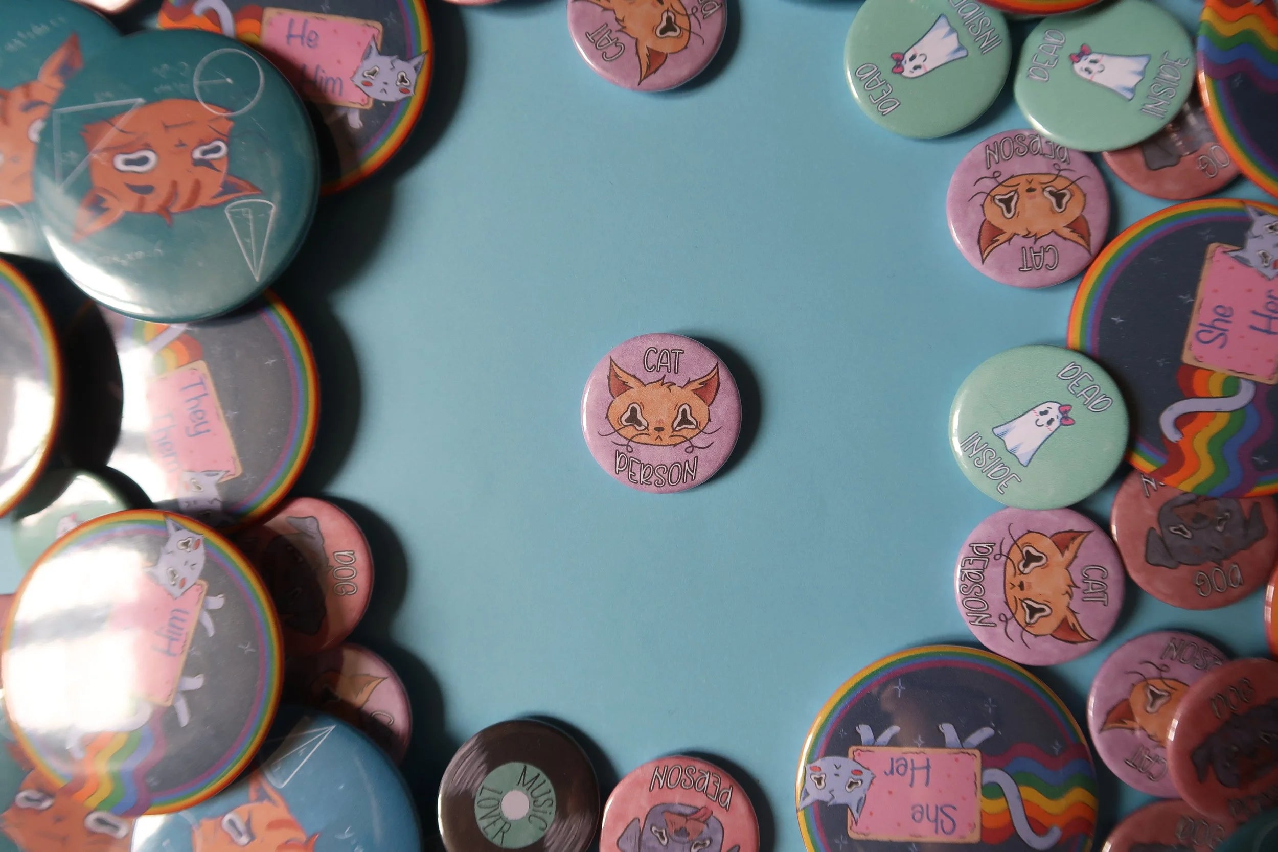 Personne à chiens/chats/oiseaux - Badge