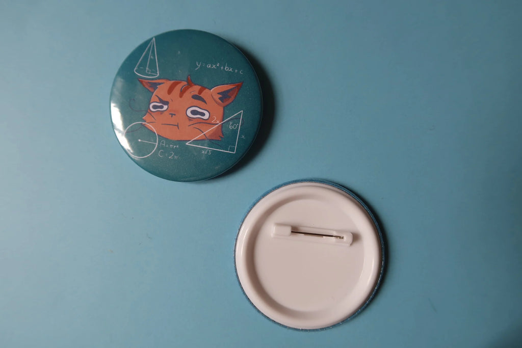 Catculating - Large Badge
