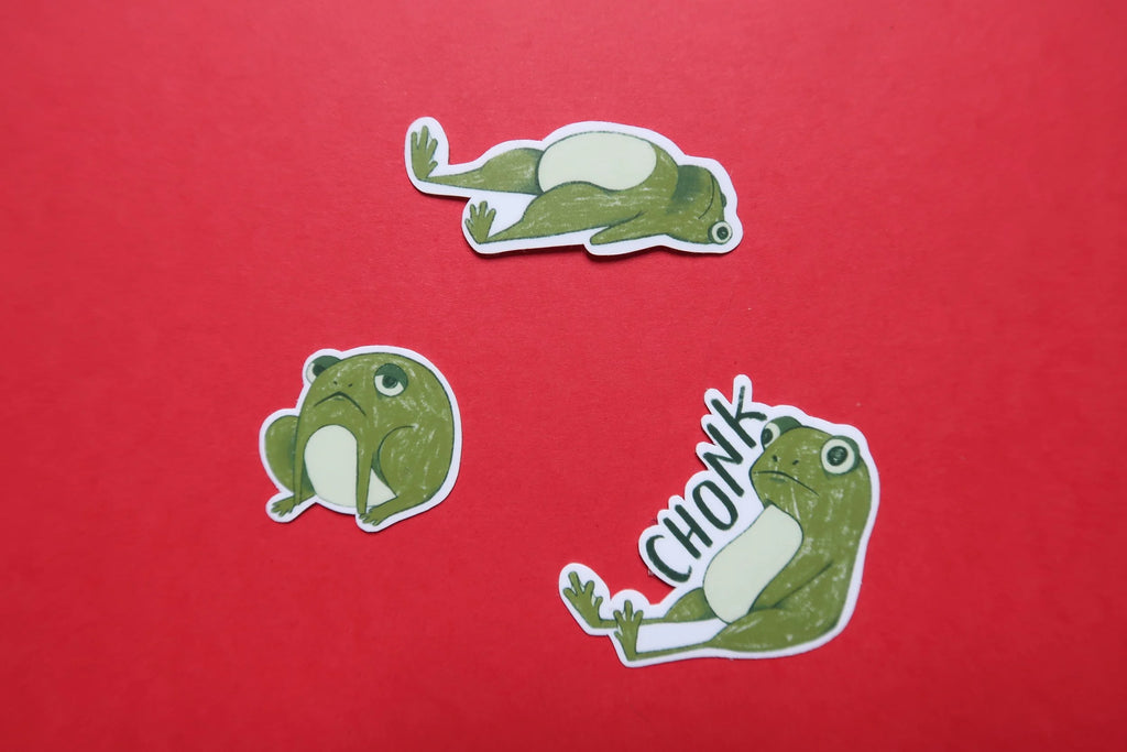 Cute frog - Sticker