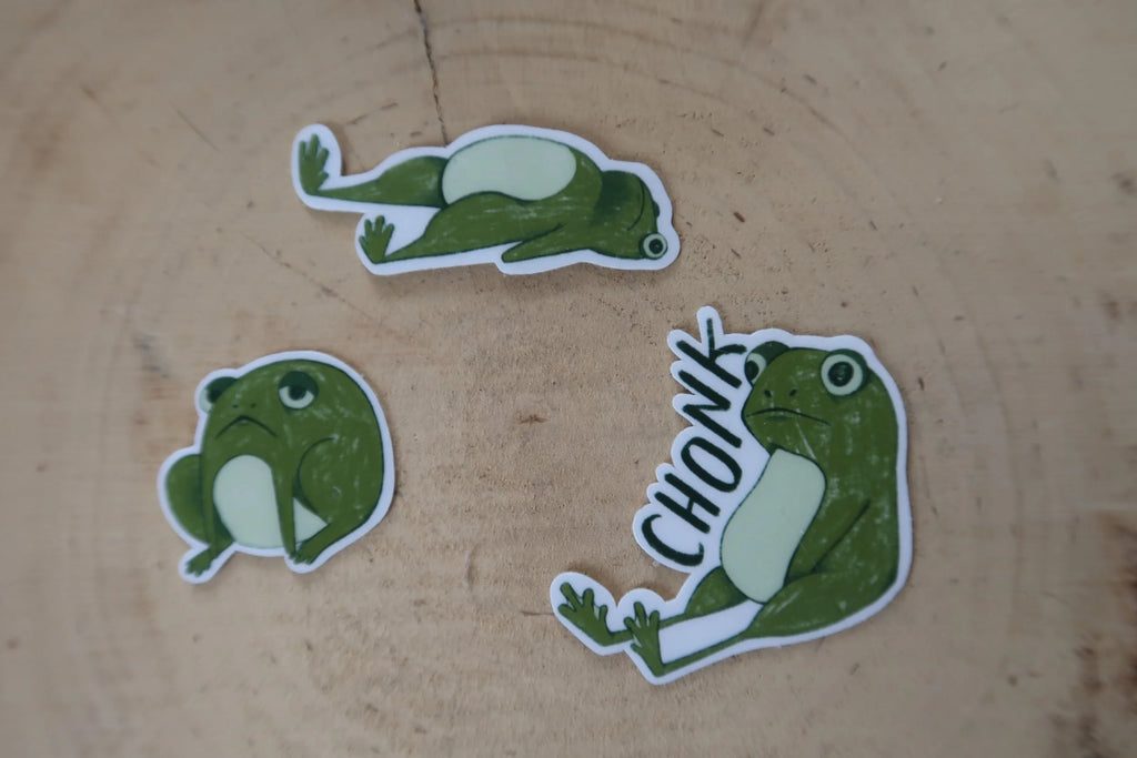 Cute frog - Sticker