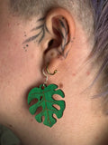 Monstera Leaf - Earrings