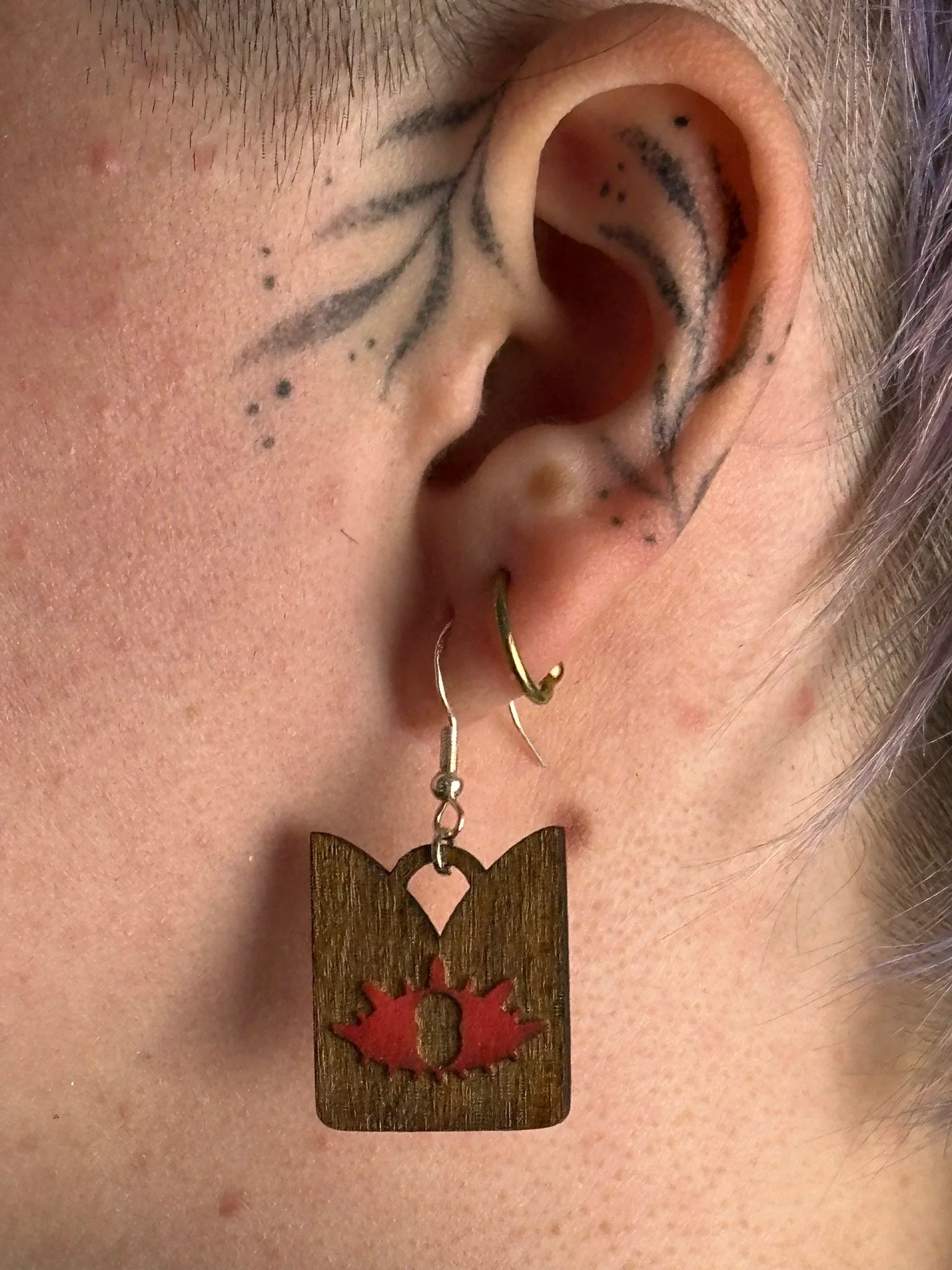 Cult of the lamb crown - Earrings