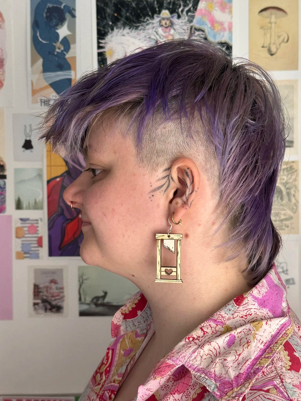 Guillotine - Boucles d'oreilles