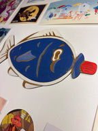 Soy sauce fish - Wall decoration