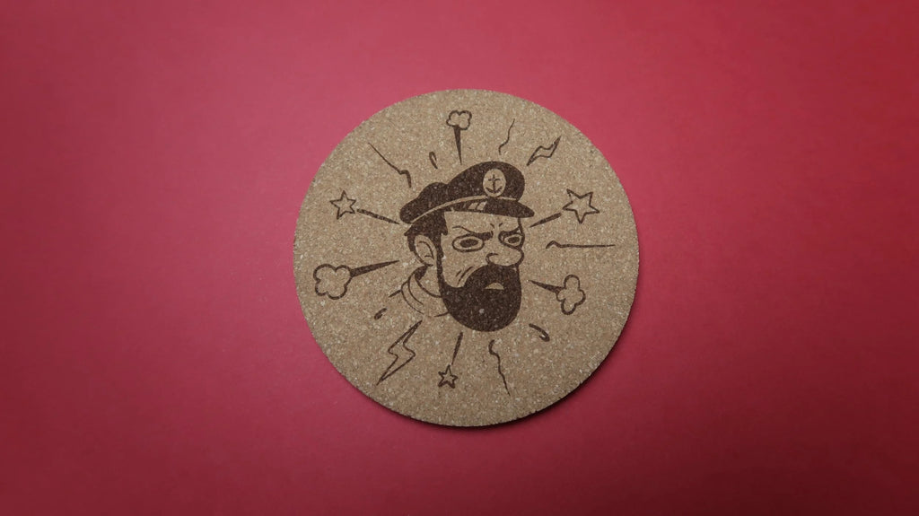 Captain Haddock - Coaster
