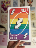 No U - Art Print A5