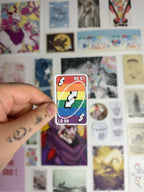 Uno inversé Non Toi - Autocollant