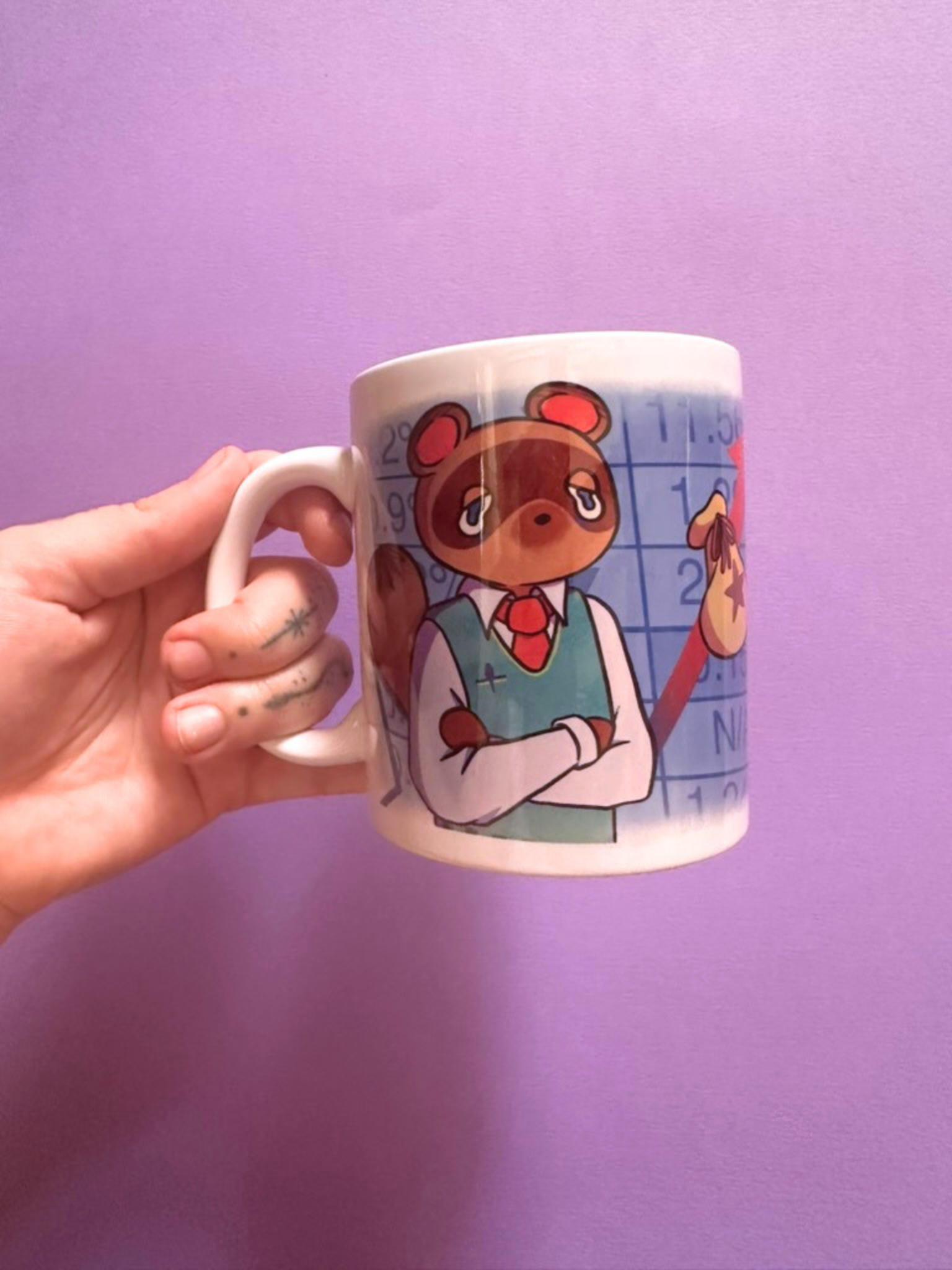 Tom Nook Stonks - Ceramic Mug