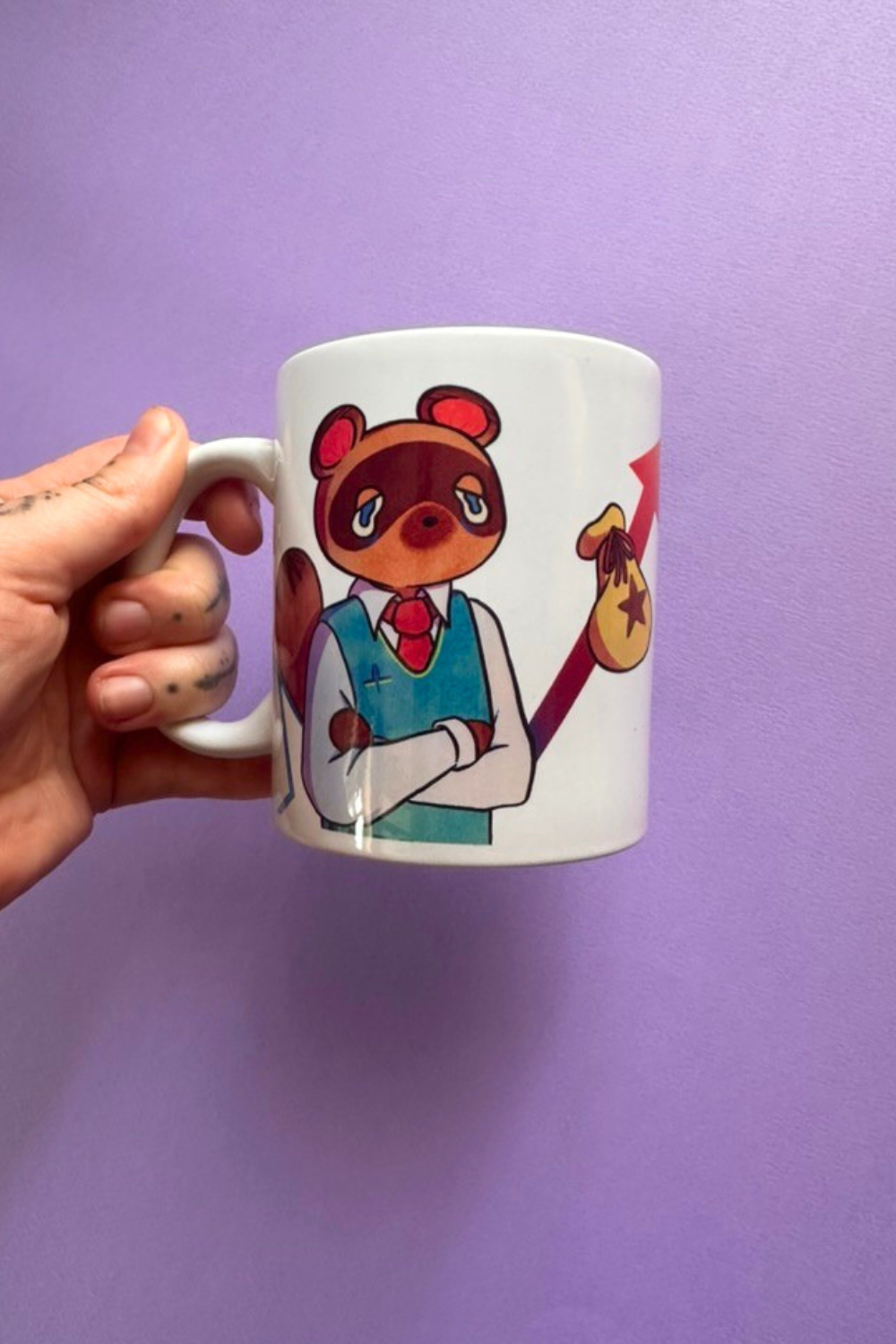 Tom Nook Stonks - Mug en céramique