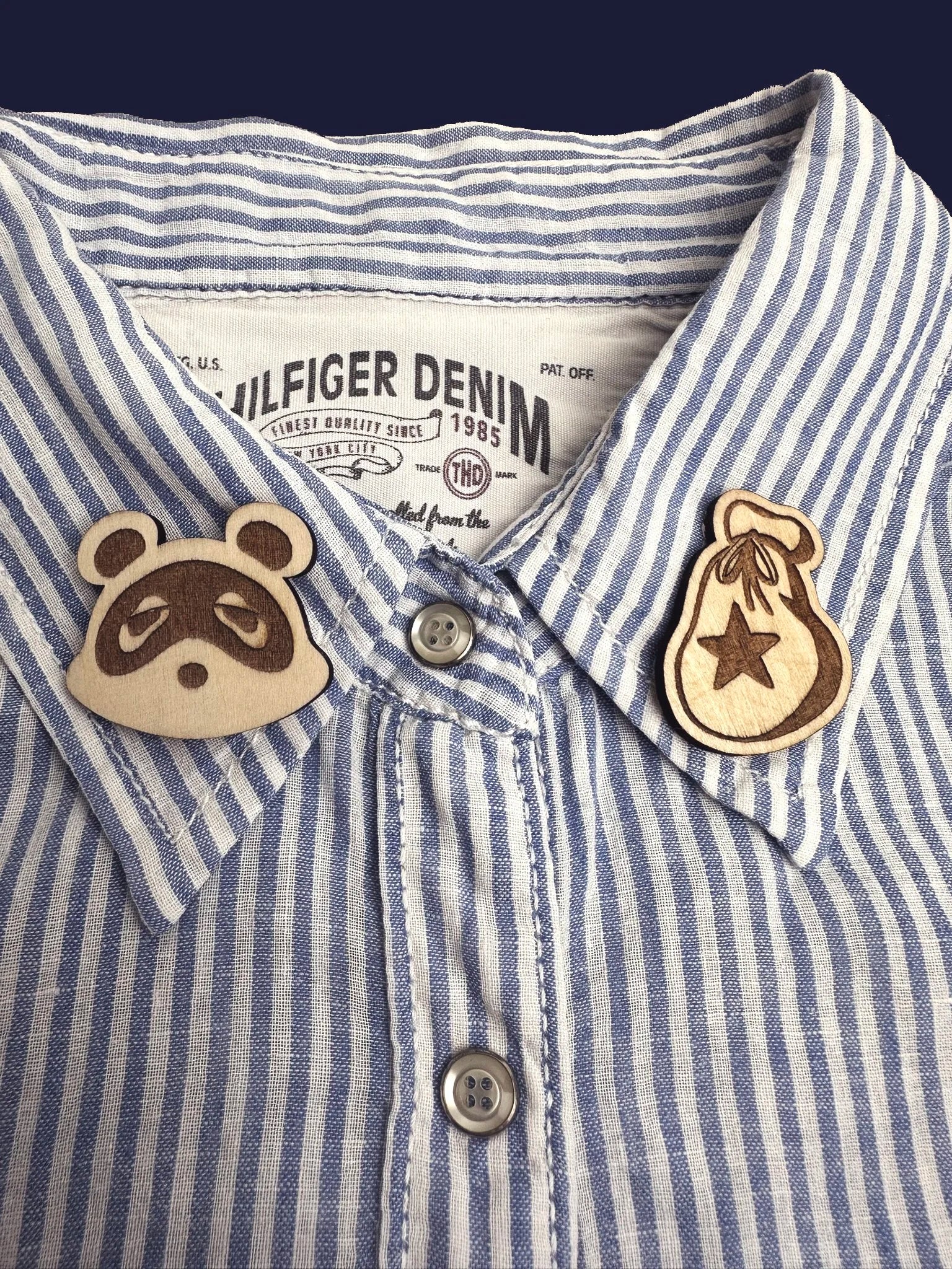 ACNH bells - Handmade Wooden Pins