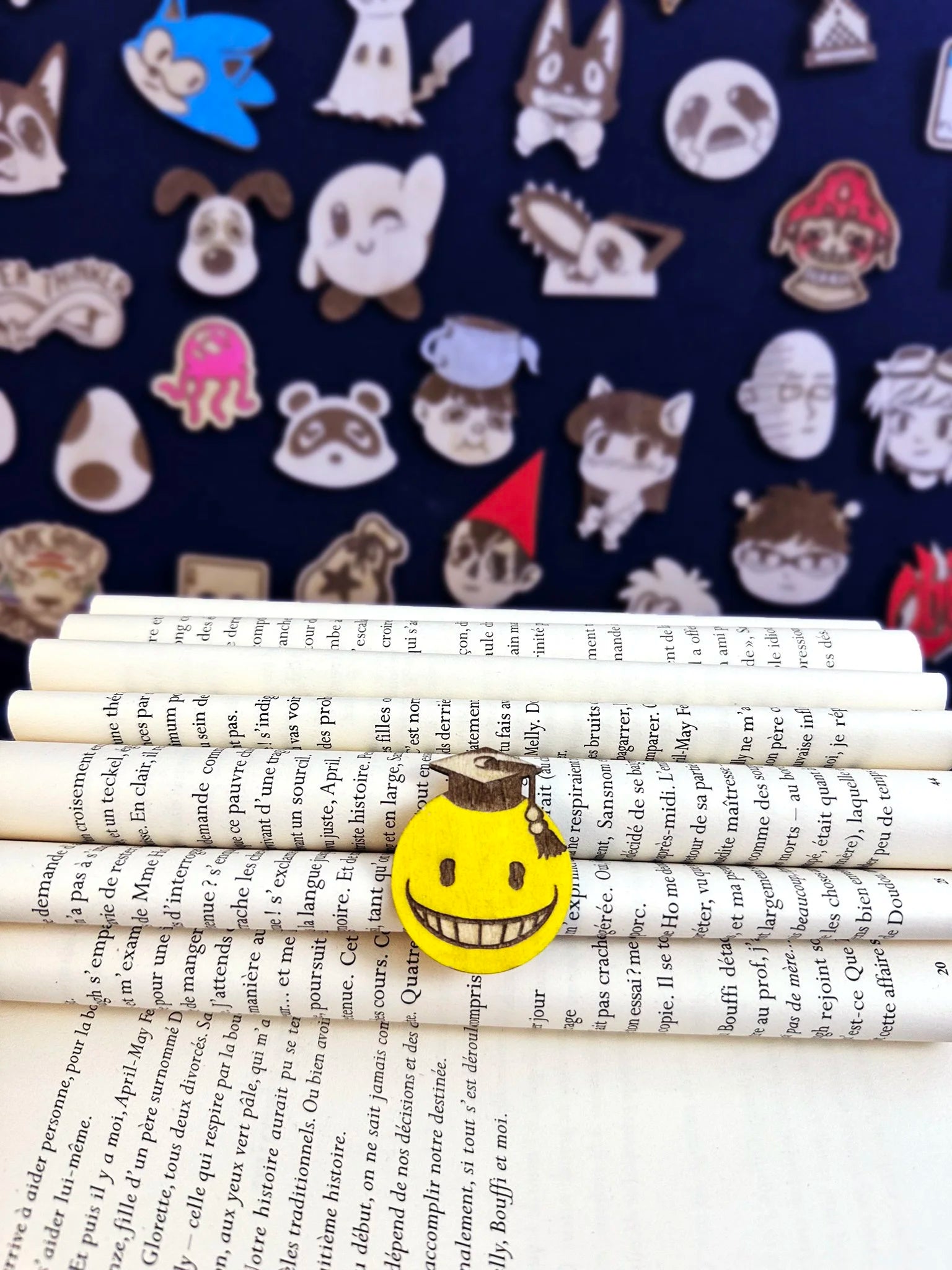 Koro-sensei Assassination Classroom - Handmade Wooden Pin
