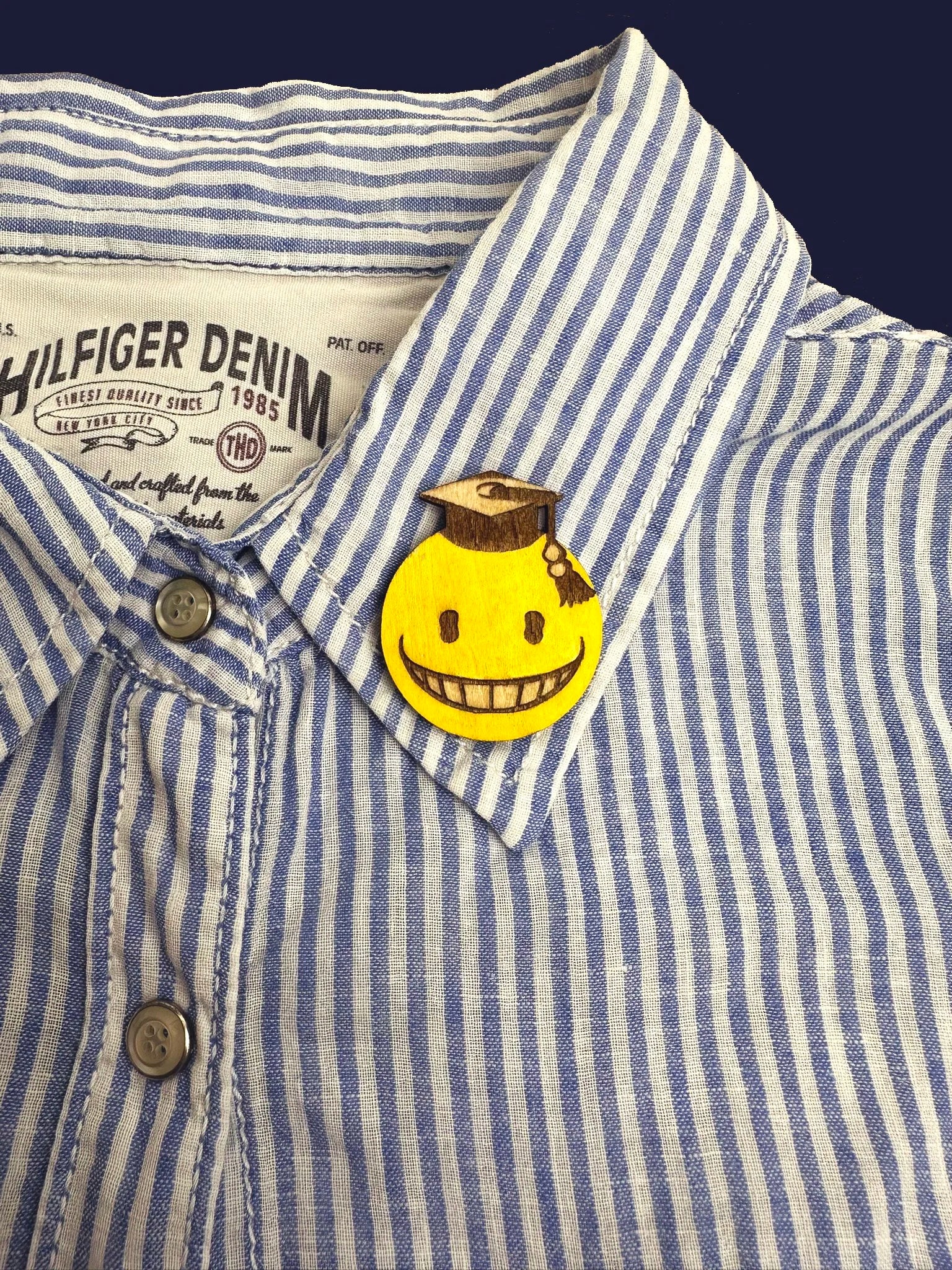 Koro-sensei Assassination Classroom - Handmade Wooden Pin