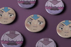 Avatar badges, Aang and Appa - Large badge