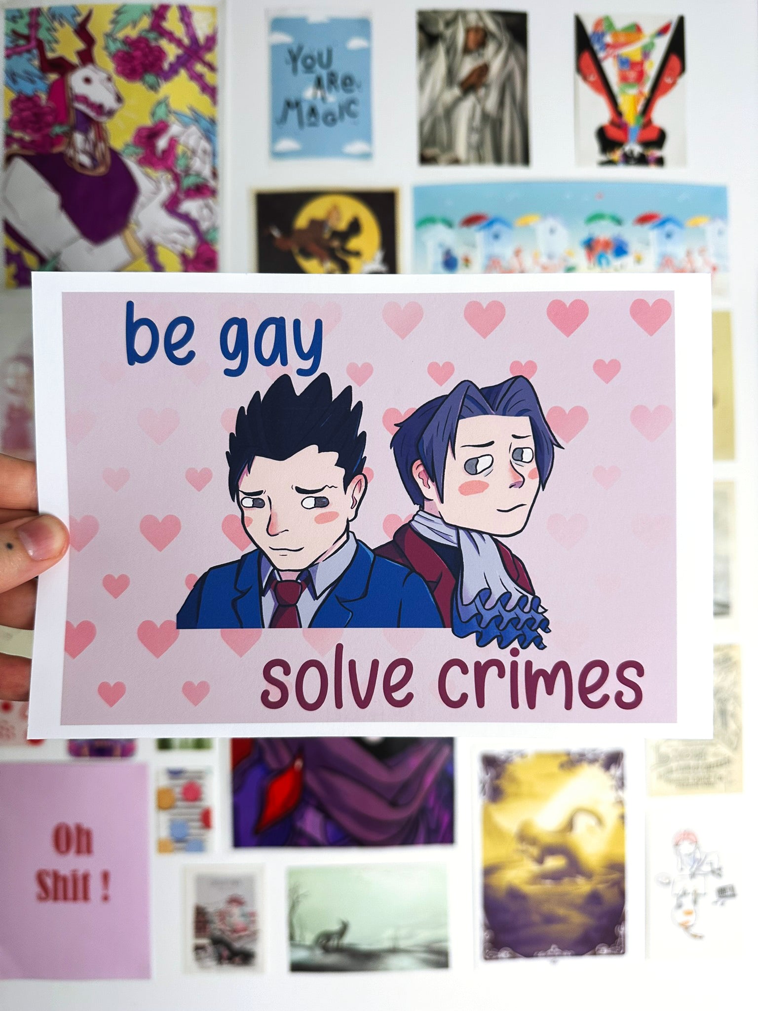Ace Attorney - Art Print A5