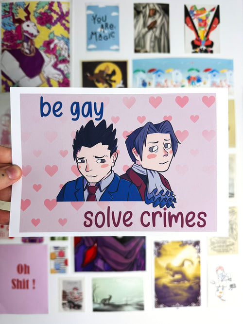Ace Attorney - Art Print A5