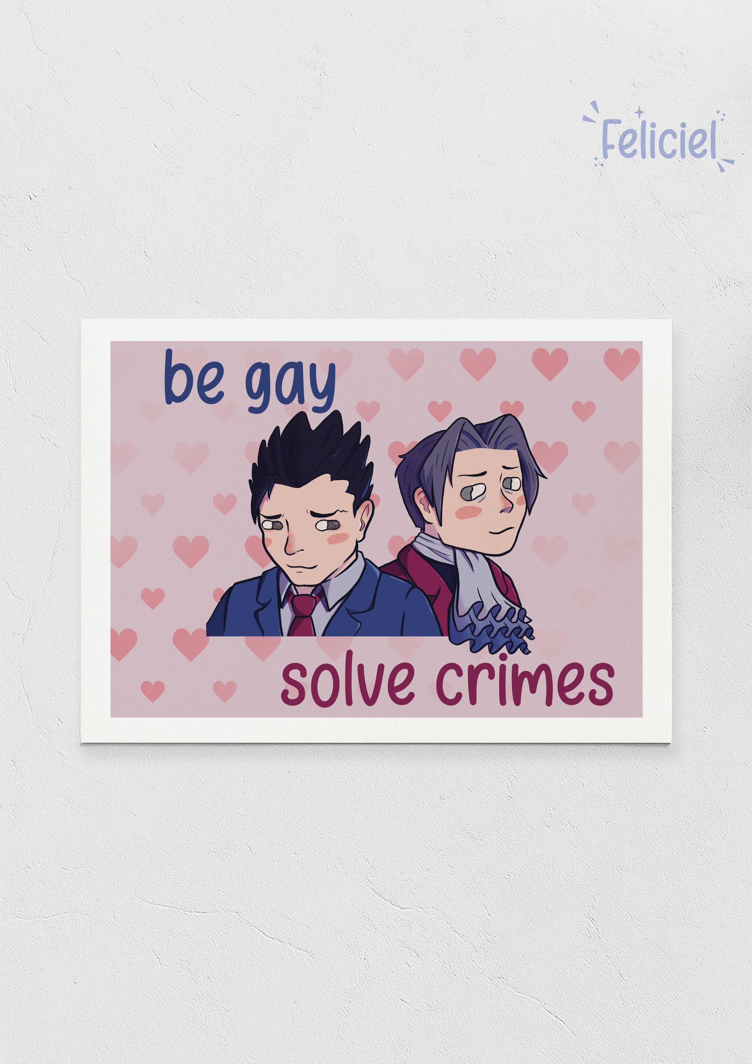 Ace Attorney - Art Print A5
