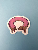 Donut dog - Sticker