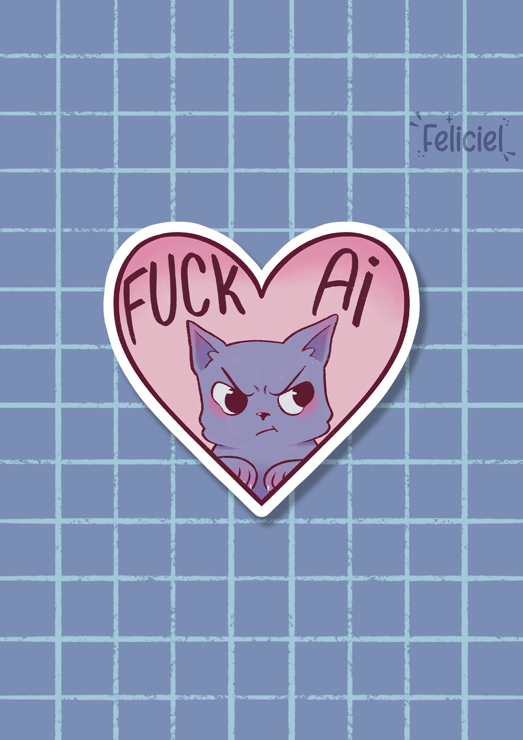 F*ck AI - Sticker
