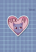 F*ck AI - Sticker