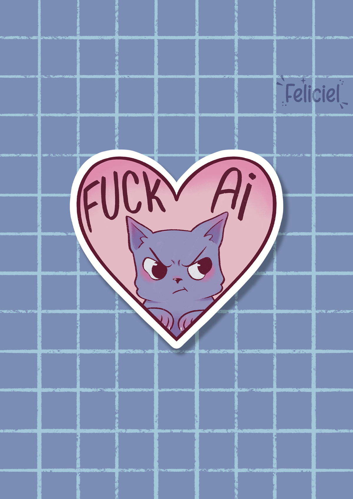 F*ck AI - Sticker