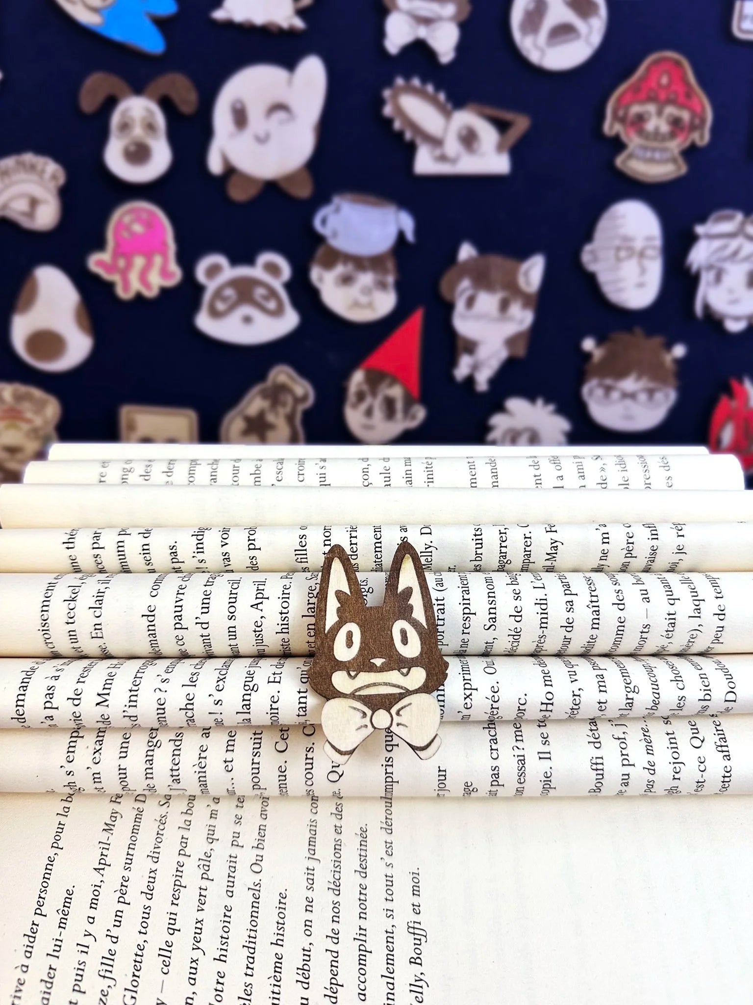 Jiji - Handmade Wooden Pin
