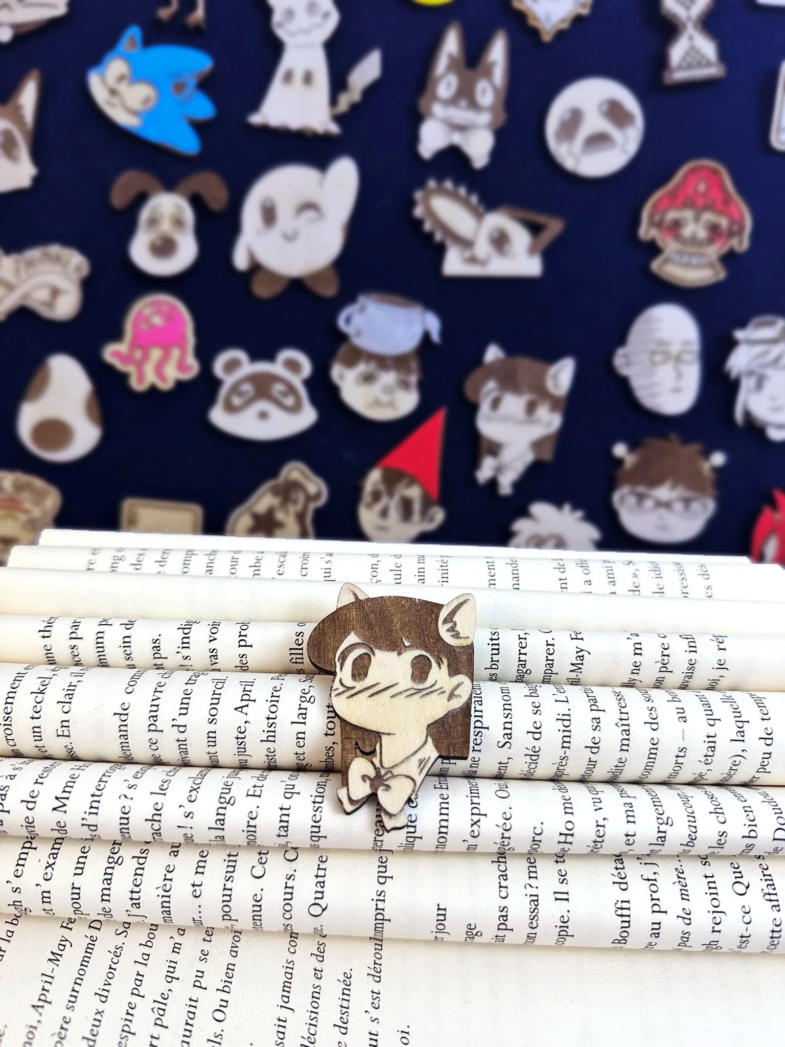 Komi Can't Communicate - Handmade Wooden Pin
