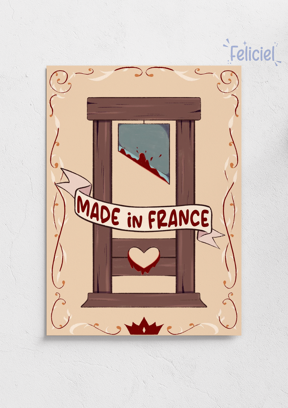 Guillotine - Art Print A5