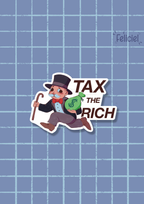 Tax the rich - Sticker